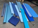 k31 – NIEUW partijtje restant stof (dikke stof) kleur: blauw, Hobby en Vrije tijd, Stoffen en Lappen, Blauw, 120 cm of meer, Ophalen of Verzenden