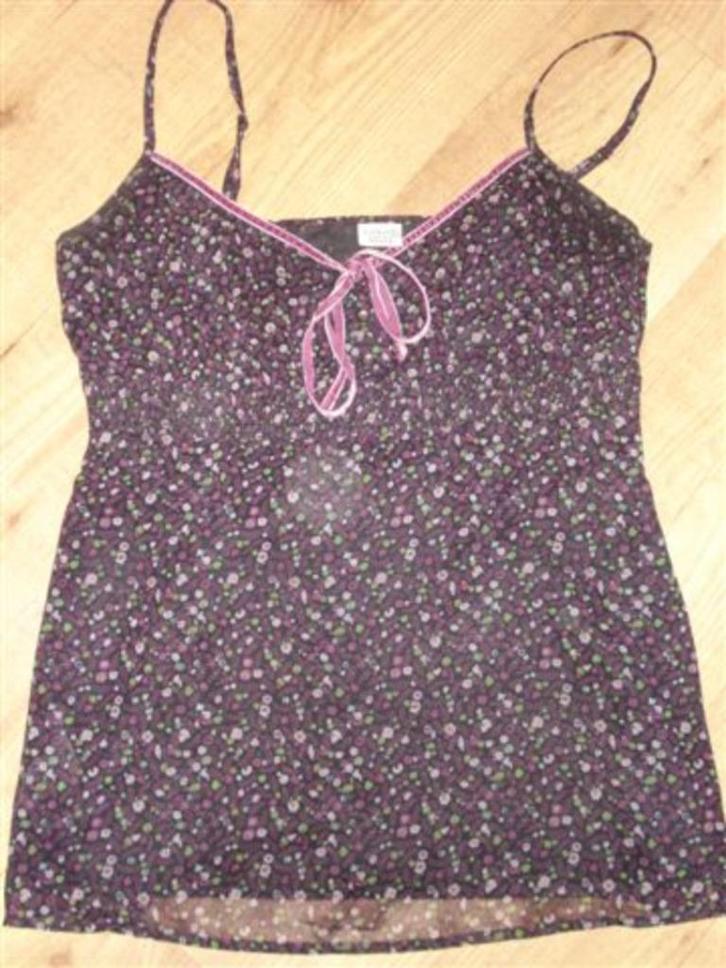 Esprit bloementopje maat 38, Kleding | Dames, Tops, Zo goed als nieuw, Maat 38/40 (M), Overige kleuren, Zonder mouw, Ophalen of Verzenden