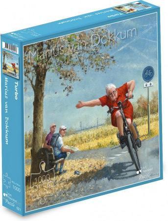 Art Revisited Marius van Dokkum - Turbo - 1000 stukjes, Hobby en Vrije tijd, Denksport en Puzzels, Nieuw, Legpuzzel, 500 t/m 1500 stukjes
