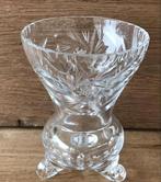 Vaas kristal op 3 pootjes antiek - 8 puntige ster, Ophalen of Verzenden
