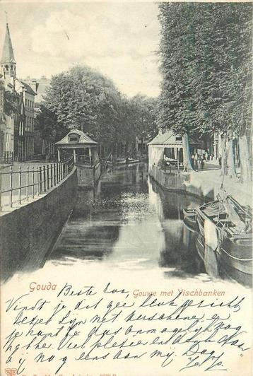 701124015 Gouda Gouwe met Vischbanken beschikbaar voor biedingen