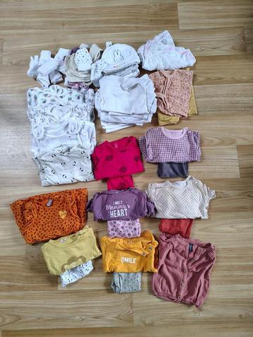 Baby kledingpakket meisje maat 50/56 beschikbaar voor biedingen