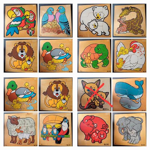 17 leuke dierenpuzzels van  Rolf. ( ook los te koop?, Kinderen en Baby's, Speelgoed | Educatief en Creatief, Gebruikt, Ophalen of Verzenden