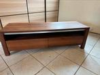 Tv-meubel massief notenhout, Ophalen, Zo goed als nieuw, 25 tot 50 cm, Minder dan 100 cm