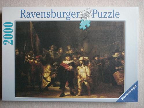 2000 Puzzel: Rembrandt: De Nachtwacht, Hobby en Vrije tijd, Denksport en Puzzels, Zo goed als nieuw, Legpuzzel, Meer dan 1500 stukjes