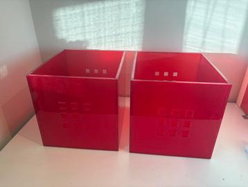 IKEA LEKMAN inzet bakken voor KALLAX kast beschikbaar voor biedingen