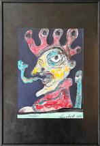 Lucebert - Paljas - schilderij op papier 1961, Ophalen of Verzenden
