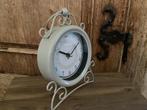 NIEUW lief staand metalen klokje klok, Huis en Inrichting, Woonaccessoires | Klokken, Ophalen of Verzenden, Nieuw, Staande klok