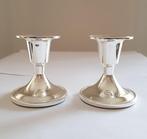 Kandelaars 2x Silverplate, Overige materialen, Wit, Nieuw, Ophalen of Verzenden