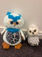 Uilen knuffels - Set van 2, Ophalen of Verzenden, Zo goed als nieuw, Overige typen