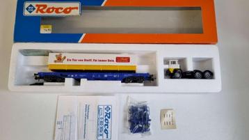 Roco 48013 - Taschenwagen met oplegger Stef (AC) beschikbaar voor biedingen