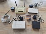 Netwerkset 3x Router, 2xh (TP-Link + SitecomGigabit Switch), Ophalen, Gebruikt