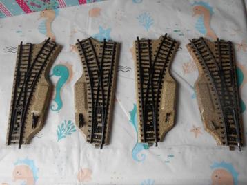 Märklin 5121, 2 paar M rail wissels = 4 wissels Handbedienin beschikbaar voor biedingen