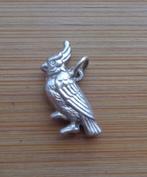 zilveren vintage bedel vogel [035], Overige merken, Verzenden, Zo goed als nieuw, 1 bedel