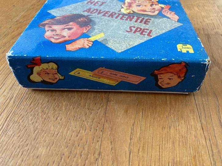 Het advertentie spel / advertentiespel Jumbo *GEBRUIKT*, Hobby en Vrije tijd, Gezelschapsspellen | Overige, Gebruikt, Ophalen of Verzenden