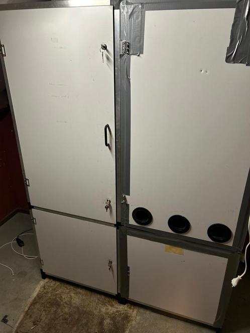 Kweekkast incl. droogkast, verlichting, ventilatie, electra, Tuin en Terras, Kweekspullen, Gebruikt, Kweekkast, Ophalen