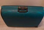 Donkergroene Carlton koffer (harde schaal) met wielen & slot, Gebruikt, Hard kunststof, 45 tot 55 cm, Wieltjes