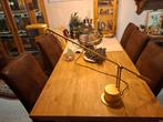 prachtige messing design burolamp, Ophalen, Disgn, 50 tot 75 cm, Overige materialen