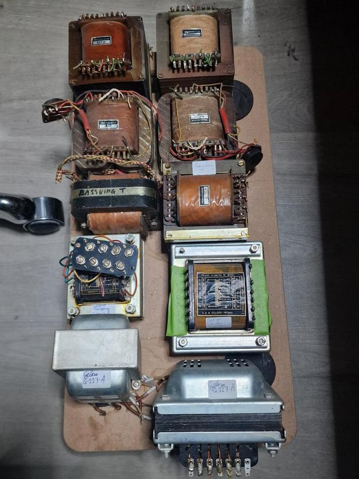 Geloso en Dynacord trafo's Bassking Eminent. Getest 10 stuks, Audio, Tv en Foto, Buizenversterkers, Ophalen of Verzenden