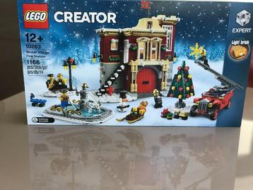 LEGO 10263 Winter Village Fire Station Brandweerkazerne  beschikbaar voor biedingen