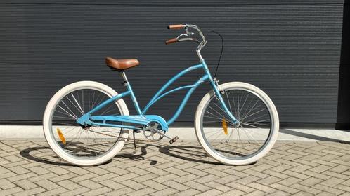meisjes fiets, Fietsen en Brommers, Fietsen | Cruisers en Lowriders, Gebruikt, Dames, Cruiser, Staal, 47 tot 51 cm, Ophalen
