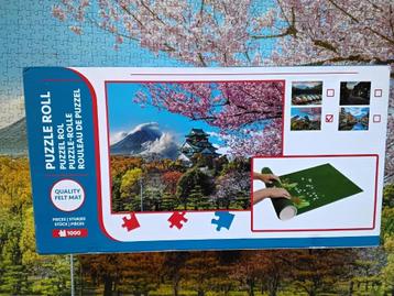 3 Euro toys puzzel 'Kersenbloesem Japan' incl puzzel rol mat beschikbaar voor biedingen