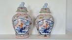 2 Ovale Antieke Chinese Famille Rose Dekselvazen h. 41 cm., Ophalen of Verzenden