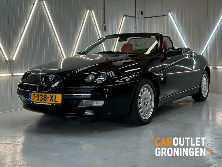 Alfa Romeo Spider 3.0-12V V6 BUSSO | AIRCO | LEDER | ELEK KA, Auto's, Alfa Romeo, Bedrijf, Te koop, Spider, ABS, Airbags, Airconditioning