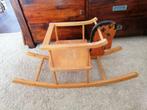 Vintage houten hobbelpaard, Ophalen of Verzenden, Gebruikt