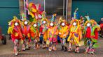 Kleurige loopgroep voor 10 personen, Ophalen, Maat 46/48 (XL) of groter, Carnaval