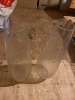 Glazen vazen set, Ophalen, Gebruikt, Overige kleuren, Glas