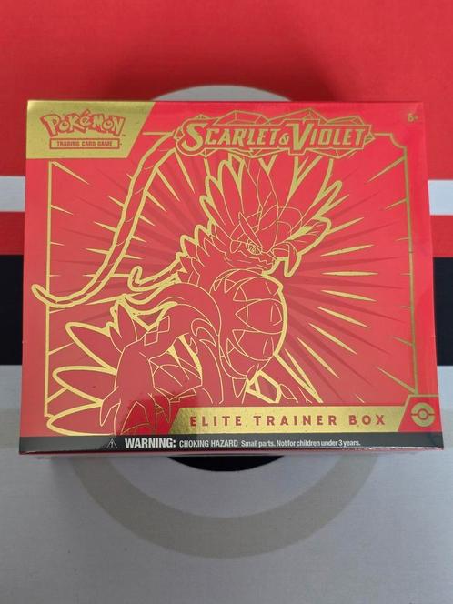 Scarlet & Violet Koraidon Elite Trainer Box (ETB), Hobby en Vrije tijd, Verzamelkaartspellen | Pokémon, Zo goed als nieuw, Losse kaart