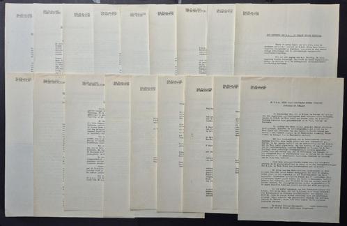 18 KLM persberichten uit 1939, nr. 1299 t/m 1327, Verzamelen, Luchtvaart en Vliegtuigspotten, Gebruikt, Boek of Tijdschrift, Ophalen of Verzenden