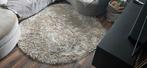 mooie ronde hoogpolig mat met glitter garen 200cm, Huis en Inrichting, Stoffering | Tapijten en Kleden, Rond, 200 cm of meer, Ophalen of Verzenden