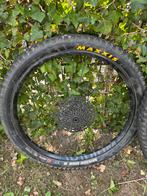 Mullet wielset deore naaf maxis Minion banden., Fietsen en Brommers, Fietsonderdelen, Gebruikt, Mountainbike, Shimano, Ophalen
