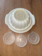 Tupperware Puddingvorm Set, Huis en Inrichting, Keuken | Tupperware, Ophalen of Verzenden, Gebruikt, Wit, Bak of Kom