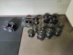 Dumbbell set (8 t/m 36 kg), Sport en Fitness, Ophalen, Zo goed als nieuw, Benen, Dumbbell