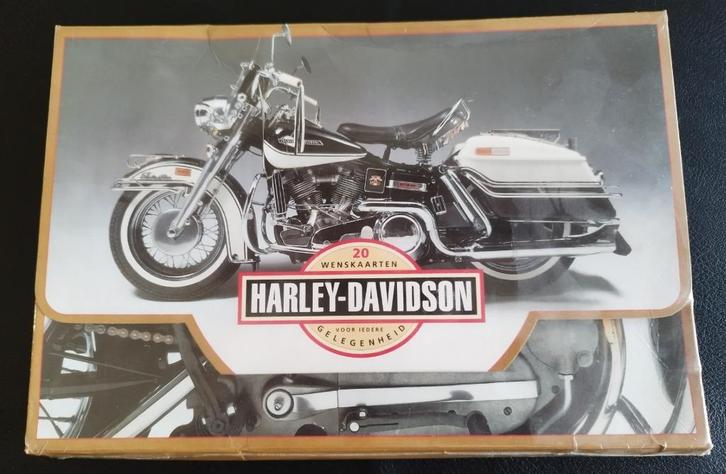 20 Harley-Davidson wenskaarten, Diversen, Wenskaarten, Nieuw, Ophalen of Verzenden