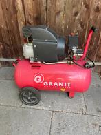 Compressor 50 l Granit, Ophalen, Zo goed als nieuw, 6 tot 10 bar, Minder dan 200 liter/min