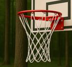 Nieuw basketbalnet - Wit nylon, Ophalen of Verzenden, Nieuw, Ring, Bord of Paal
