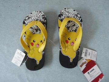 Pokemon kinder teen badslippers met Pikachu - Zwart - Mt 26 beschikbaar voor biedingen