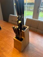 Messenblok houtlook (excl messen), Huis en Inrichting, Keuken | Keukenbenodigdheden, Ophalen of Verzenden, Gebruikt