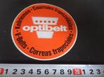 sticker optibelt keilriemen v-belts courroies trapézoïdales, Ophalen, Zo goed als nieuw