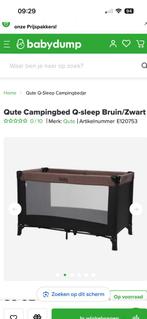 2x Qute campingbed zgan, Ophalen, Zo goed als nieuw, Reisbedje