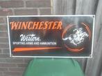 emaille winchester reclamebord, Ophalen of Verzenden, Gebruikt, Reclamebord