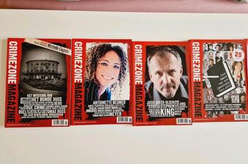 7x crimezone magazine nummer 1 t/m 7 beschikbaar voor biedingen
