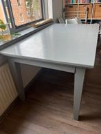 Houten grijze eettafel, Huis en Inrichting, Tafels | Eettafels, Ophalen, Gebruikt, 50 tot 100 cm, 150 tot 200 cm