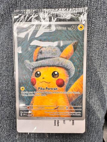 Pikachu “van Gogh” met vilthoed 085 beschikbaar voor biedingen