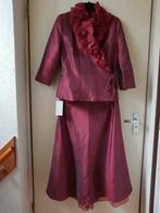 bordeaux elegante Kostuum colbert rok met top maat 40 / 42, Nieuw, Ophalen of Verzenden, Overige typen, Rood