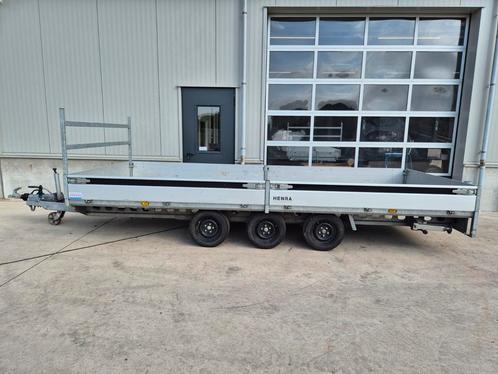 Henra plateauwagen wagen 5x2 3 asser, Auto diversen, Aanhangers en Bagagewagens, Gebruikt, Ophalen